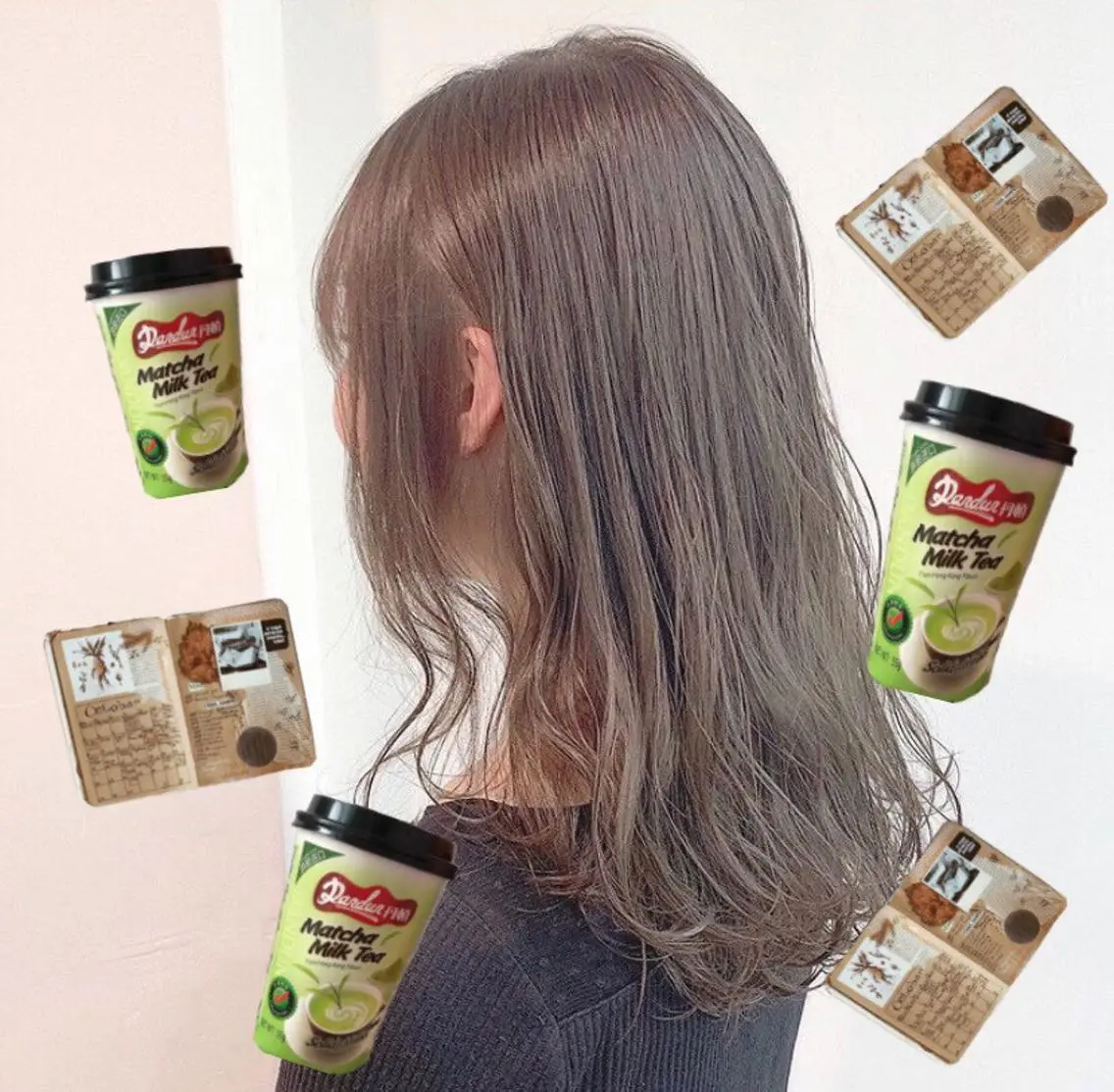 ミディアム カラー パーマ ヘアアレンジ メンズ キッズ 上品＆韓国風 🥀海心🥀のヘアスタイル