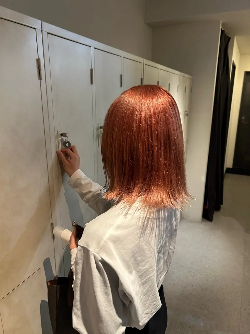 ミディアム ヘアカラー 野田阪神/暖色カラー Kairi🐬のヘアスタイル