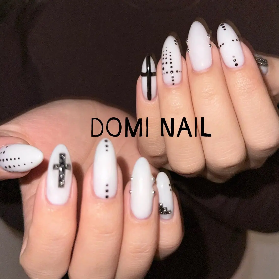 ネイル 持ち込み ハンドネイル 渋谷 Domi Nailのネイルデザイン