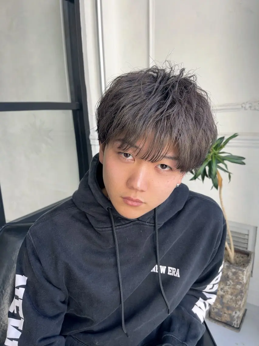 ショート カラー メンズ Maison Halu YUKIのヘアスタイル
