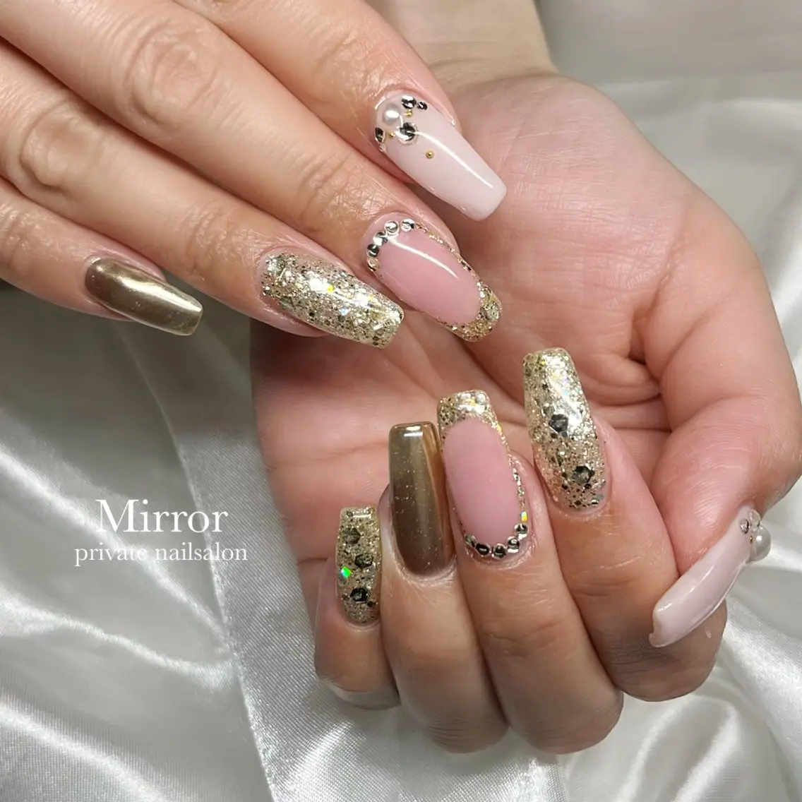 ネイル ハンドネイル nailsalon Mirrorのネイルデザイン