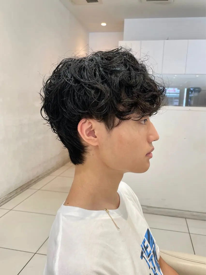 men's👦🏻カット＋シャドウパーマ🦁🇰🇷の写真