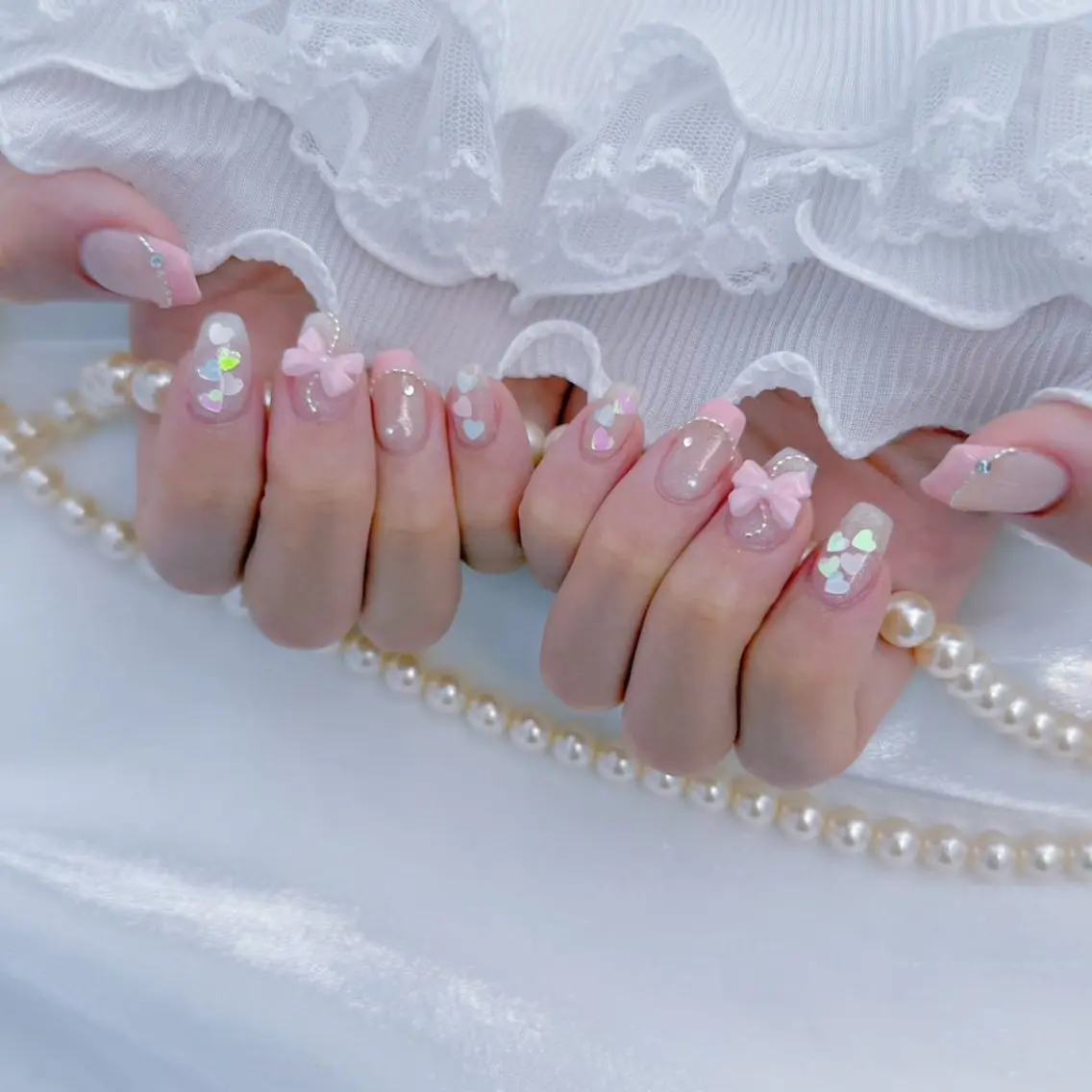 ネイル ハンドネイル Romymoon nail帆南☾ ໋のネイルデザイン