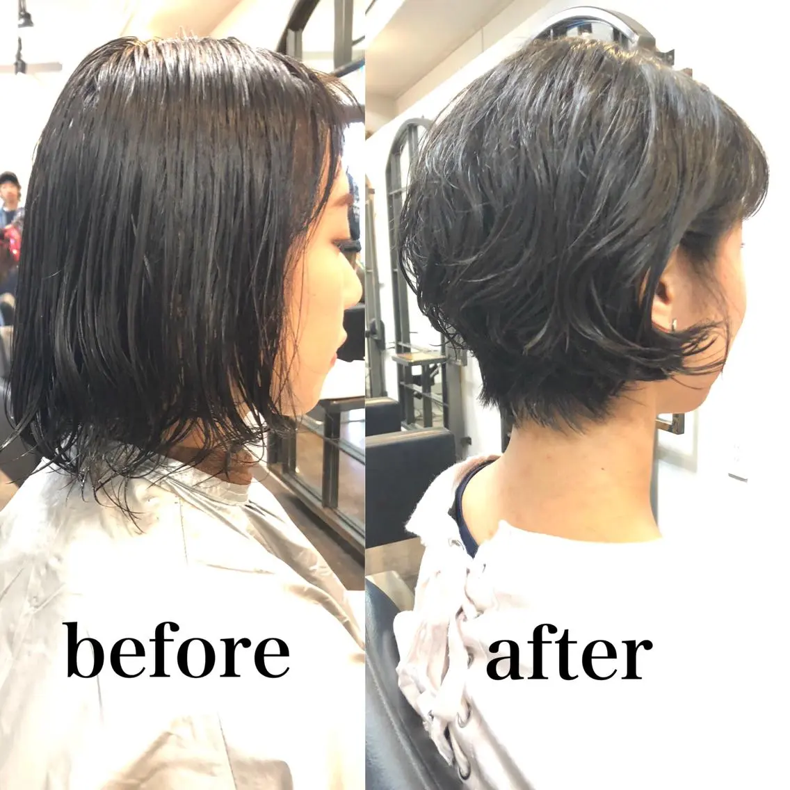 ショート ボブ 中野 恵脩のヘアスタイル