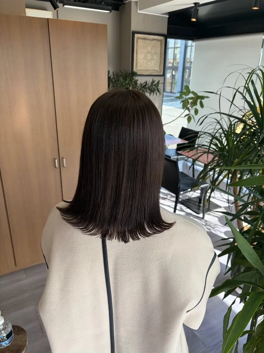 ミディアム ヘアカラー arika マユのヘアスタイル