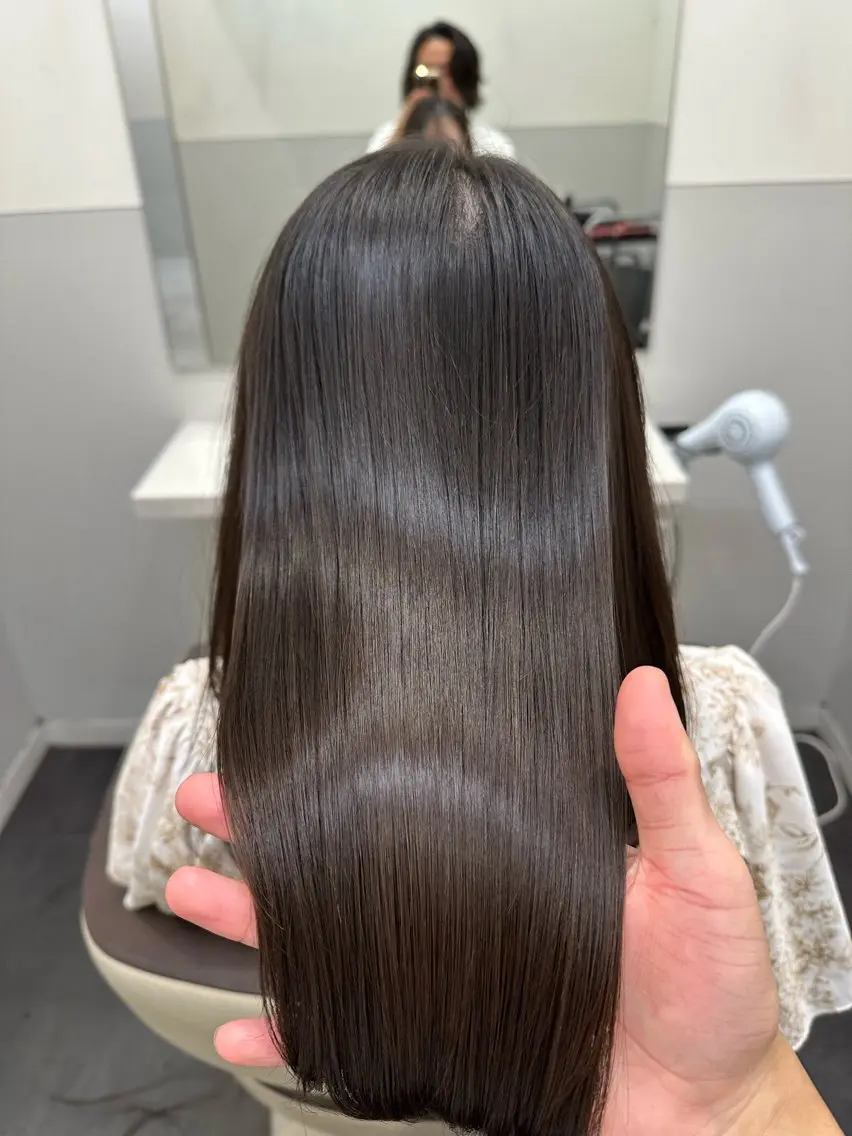 ロング カラー 透明感カラー 髪質改善 トリートメント カット トリートメント 【美髪矯正 /髪質改善】RINのヘアスタイル