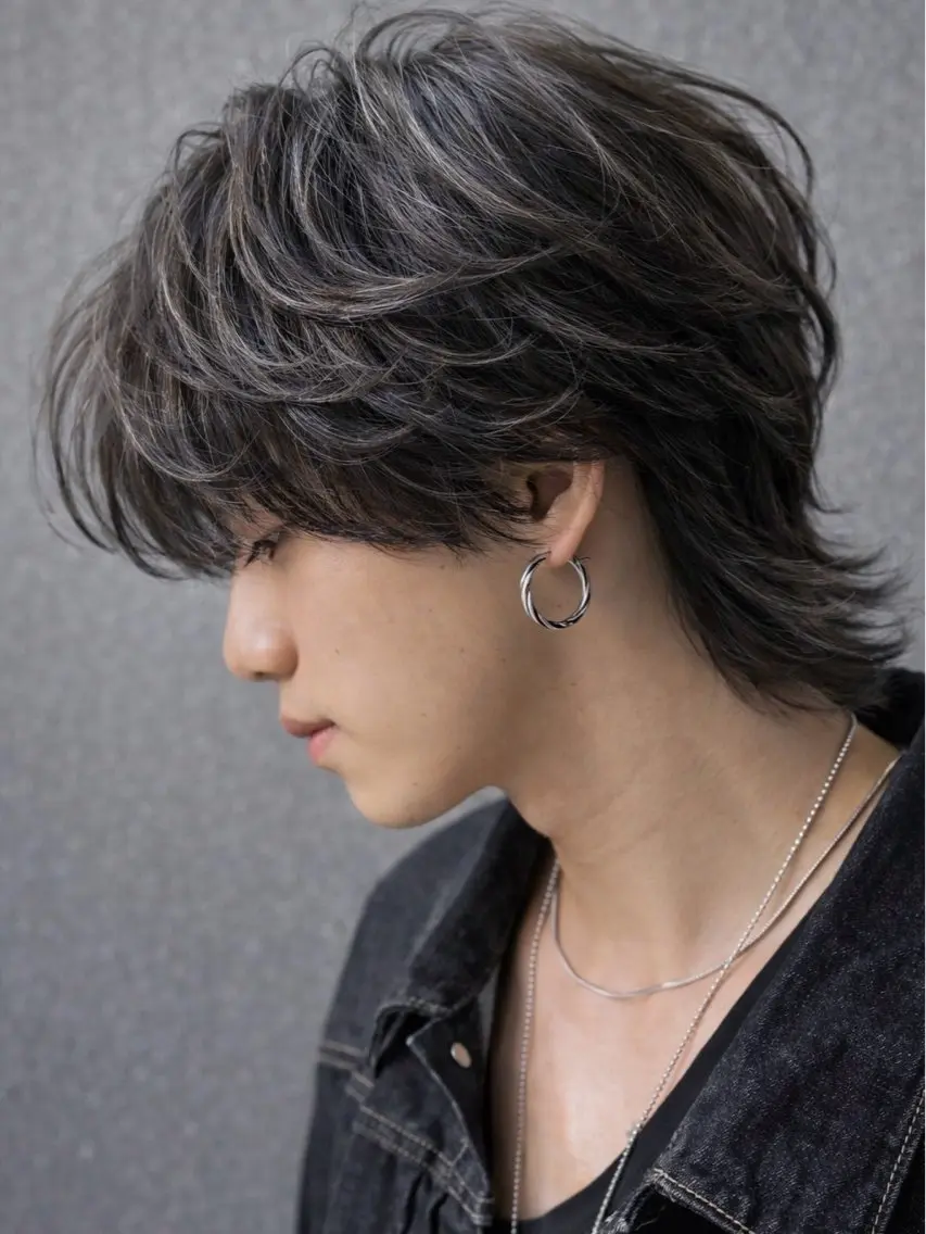 【メンズパーマ+トリートメント】メンズヘア #メンズパーマ #シャドウパーマ #フェザーパーマの写真