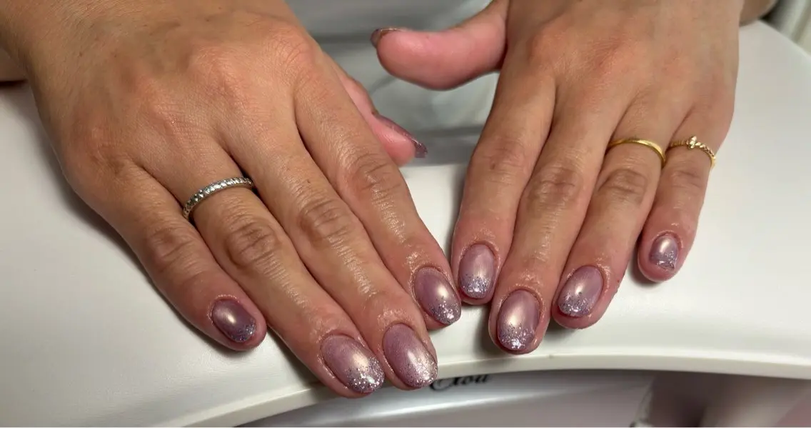ネイル フラッシュネイル グラデーション マグネットネイル ハンドネイル BONNIE NAILのネイルデザイン
