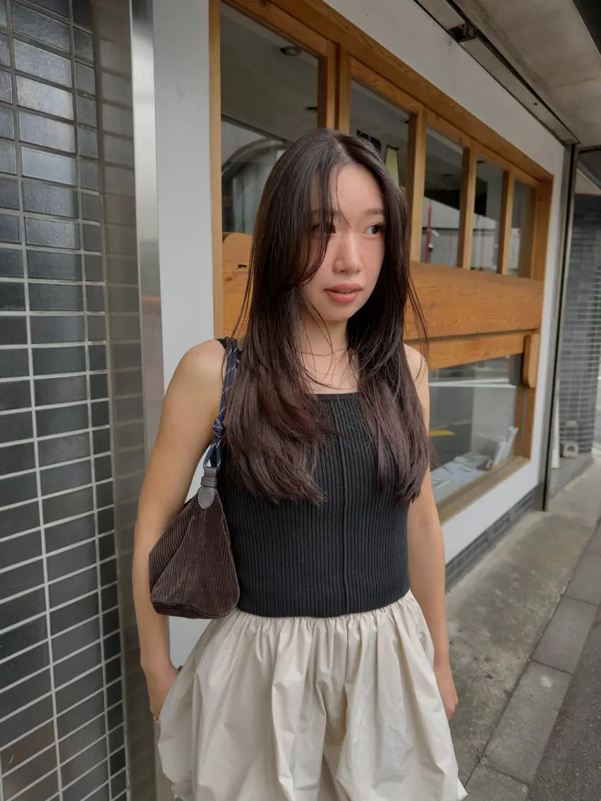 【平日新規限定】カット+ケアカラー+水素トリートメントの写真