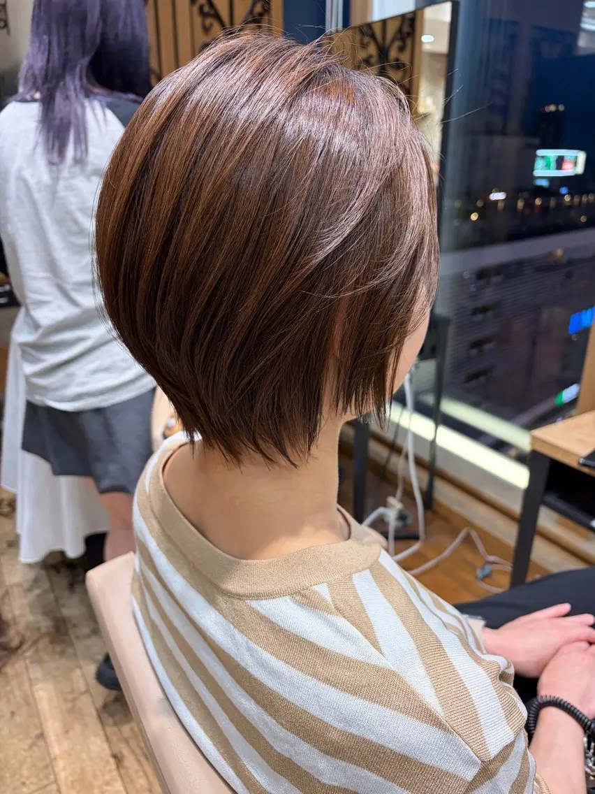 ショート 🤍韓国レイヤー カット🤍ヒマリのヘアスタイル