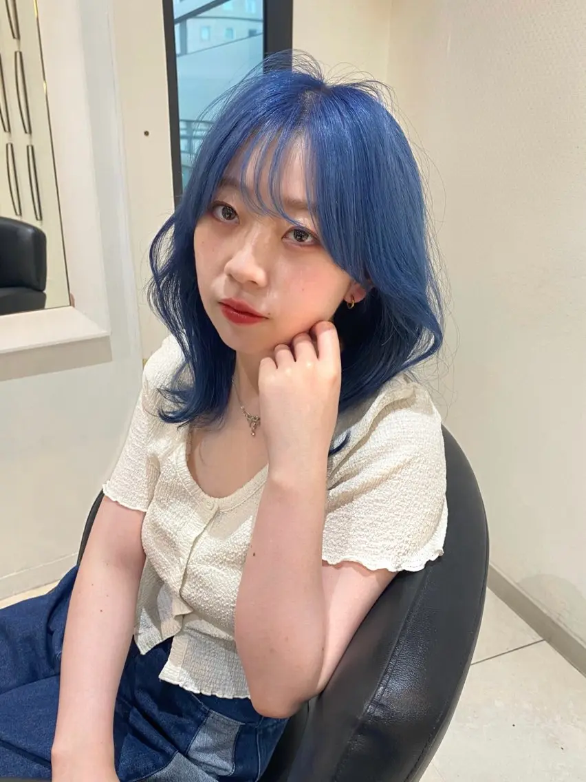 ミディアム カラー カット ヘアカラー トリートメント mai / linoah˚✧のヘアスタイル