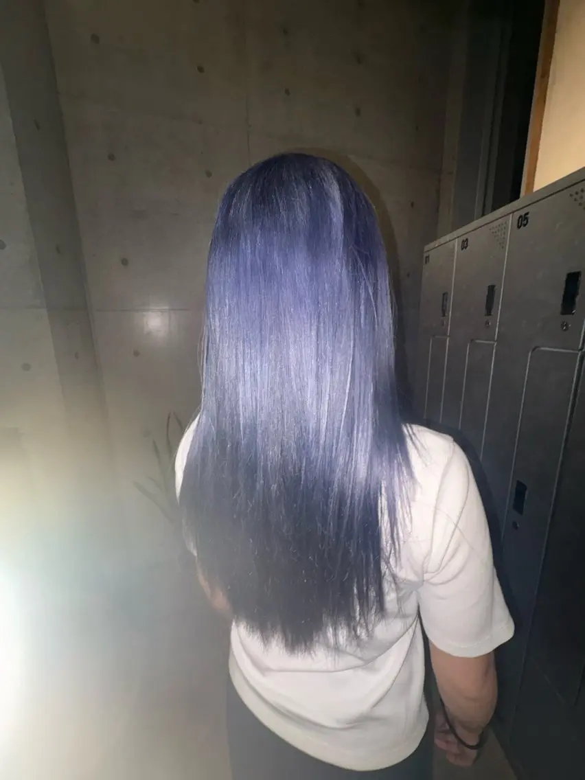 ロング カラー 松井 七瀬のヘアスタイル