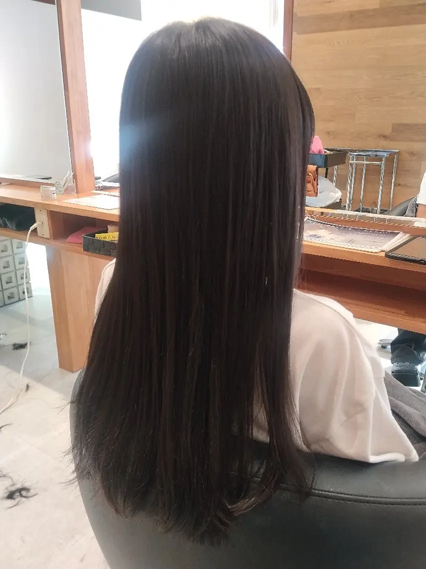 ロング カット 合田 美空のヘアスタイル