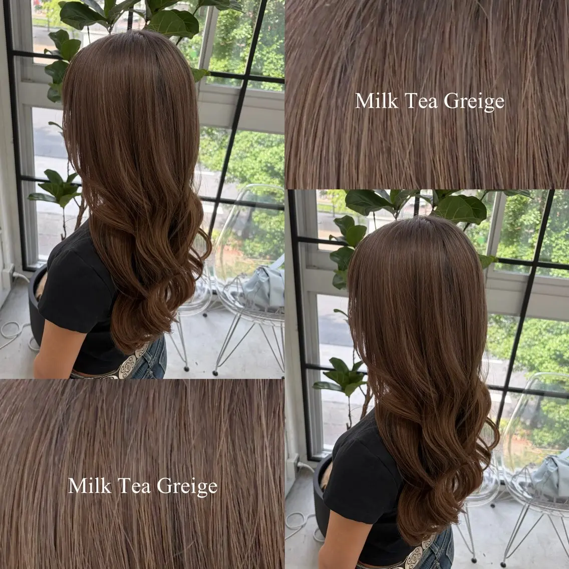 ロング カラー ベージュカラー ブリーチ 透明感カラー グレージュ ミルクティーグレージュ ヘアカラー 🍊あすか🍊 JILLSTUDIOのヘアスタイル