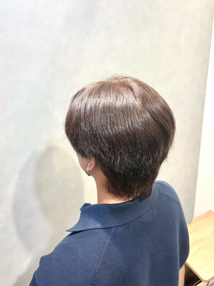 カラー メンズ ブラウンカラー 透明感カラー🩶 Ayaka🩶のヘアスタイル