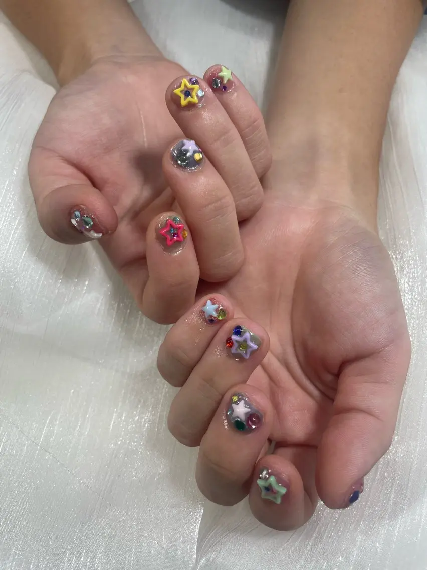 ネイル ハンドネイル Knail COCOA🩵のネイルデザイン