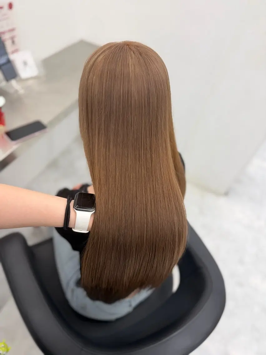 ロング カラー ヘアアレンジ ヘアカラー トリートメント 透明感カラー🎀艶髪 Anju/渋谷🎀のヘアスタイル