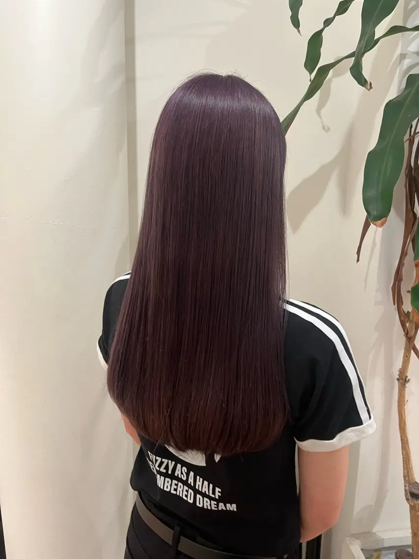 ロング ヘアカラー るな/暖色、 ベージュカラー🎀のヘアスタイル
