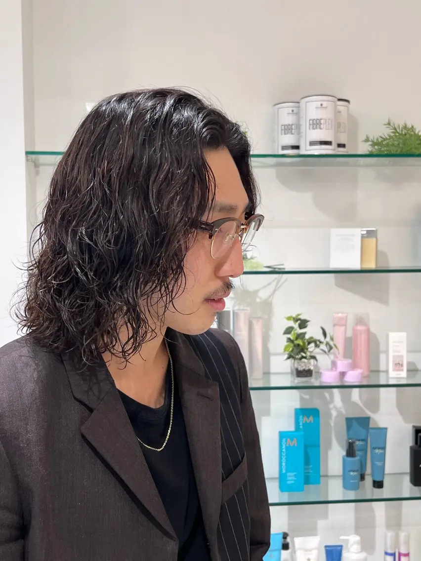 ショート メンズ メンズパーマ カット ‎🤍‎miko🤍 カットモデル募集中のヘアスタイル
