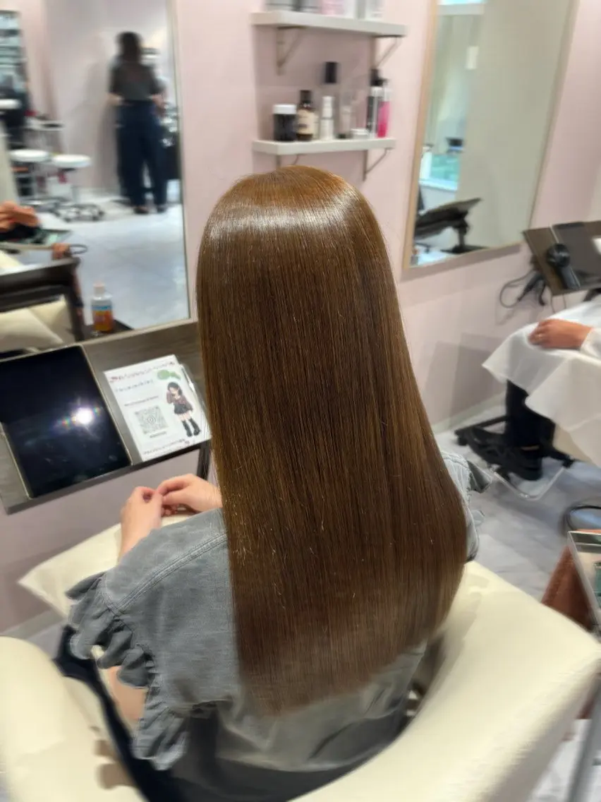 カラー ベージュカラー ブリーチ ダブルカラー ブリーチなしカラー ヘアカラー ブリーチカラー/茨木 𝙨𝙖𝙠𝙞💚のヘアスタイル