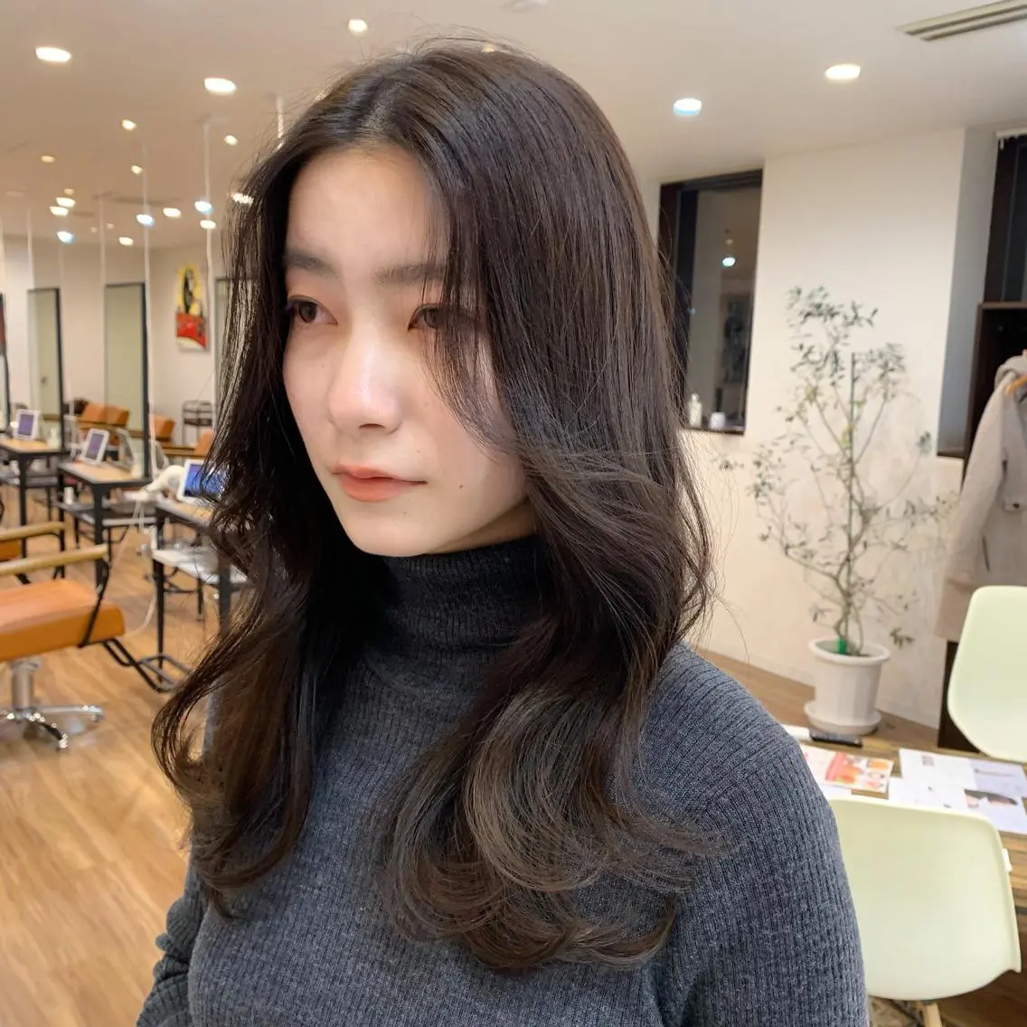 ロング くびれヘア ワンホンヘア 【韓国風くびれヘア】 joule小木曽輝のヘアスタイル