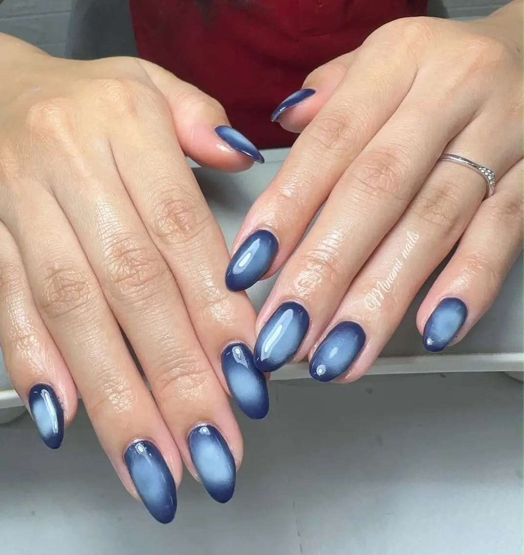 ネイル アートネイル ガーリー キラキラネイル 韓国ネイル マグネットネイル ハンドネイル Minami Nailsのネイルデザイン