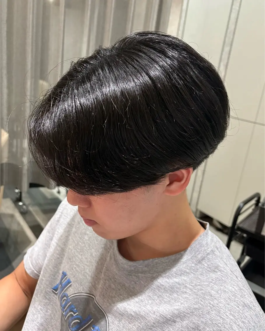 🍄【9月限定クーポン】メンズカット　　（マッシュ、シースルーマッシュ、ラウンドマッシュ）‼️の写真