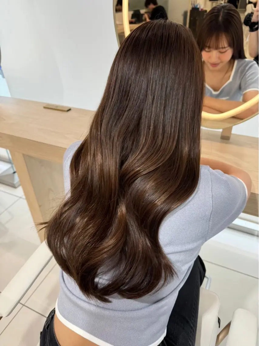 ロング オオイシ ユウガのヘアスタイル
