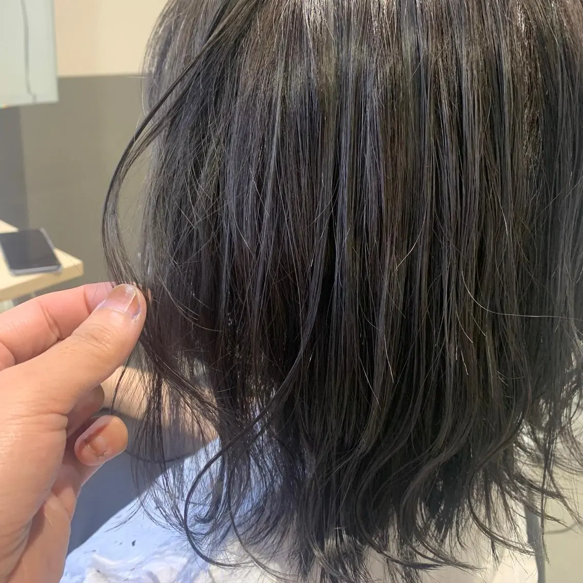 カラー ブルーカラー ブルージュ 髪質改善専門店 Lucasのヘアスタイル