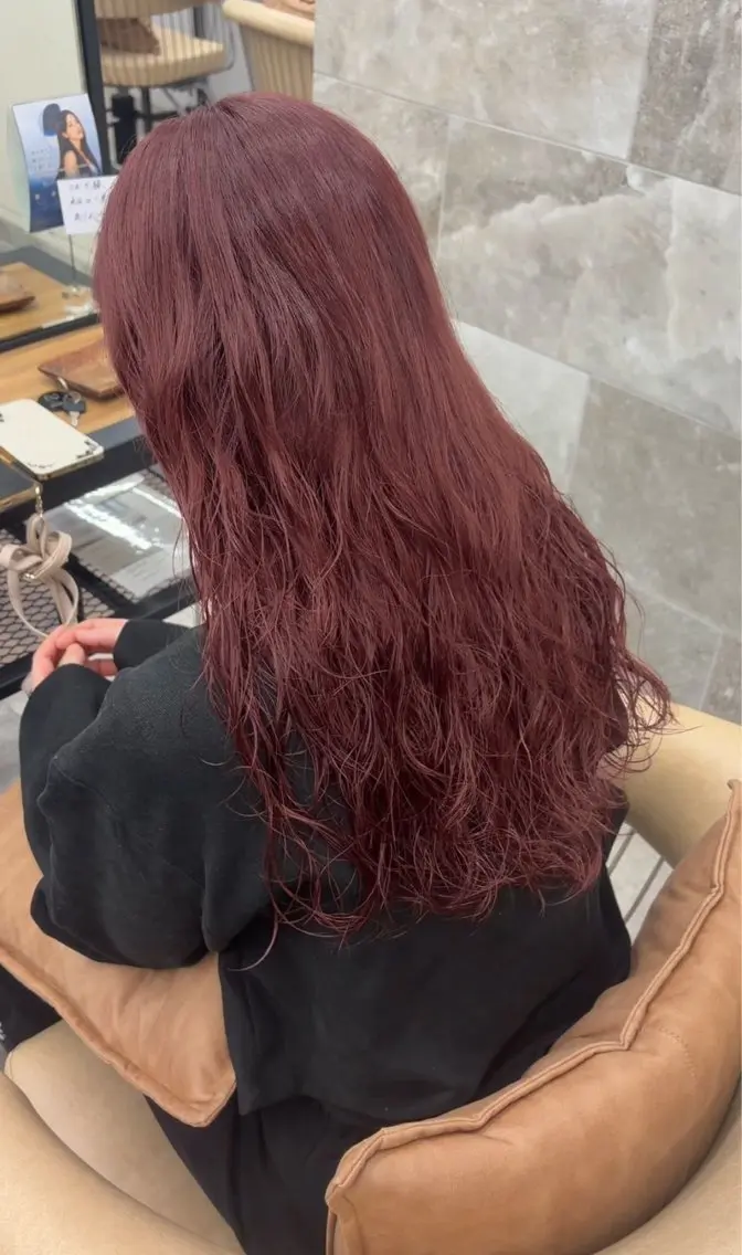 ロング カラー パーマ カット特化／パーマ 特化/はやとのヘアスタイル