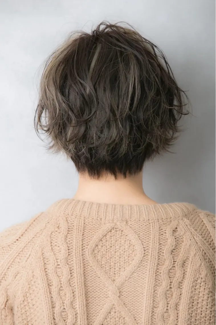 ショート カラー パーマ カット ヘアカラー パーマ トリートメント 平日オススメ✨ コスパ&タイパ✨山下のヘアスタイル