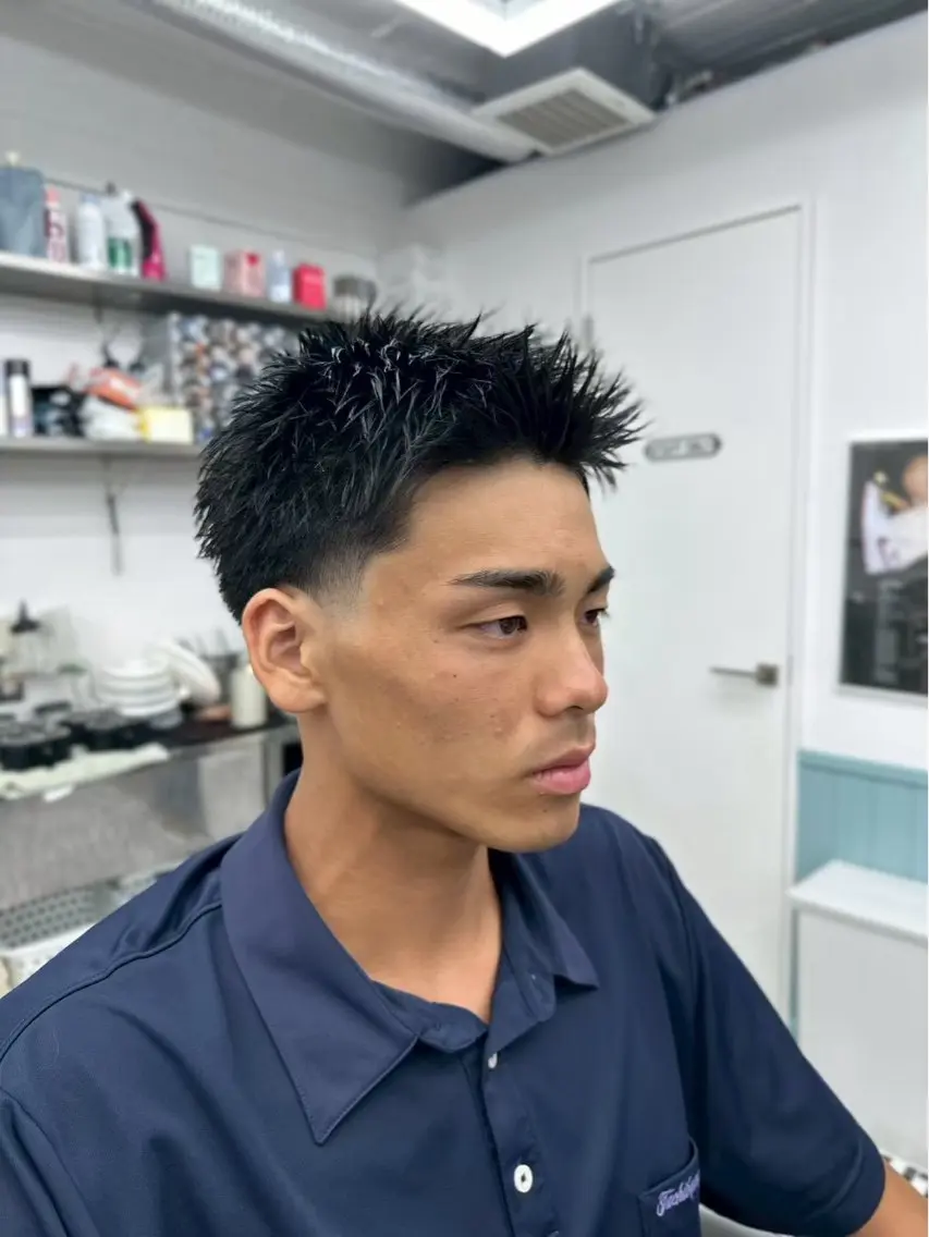 ショート メンズ 安部 大樹のヘアスタイル