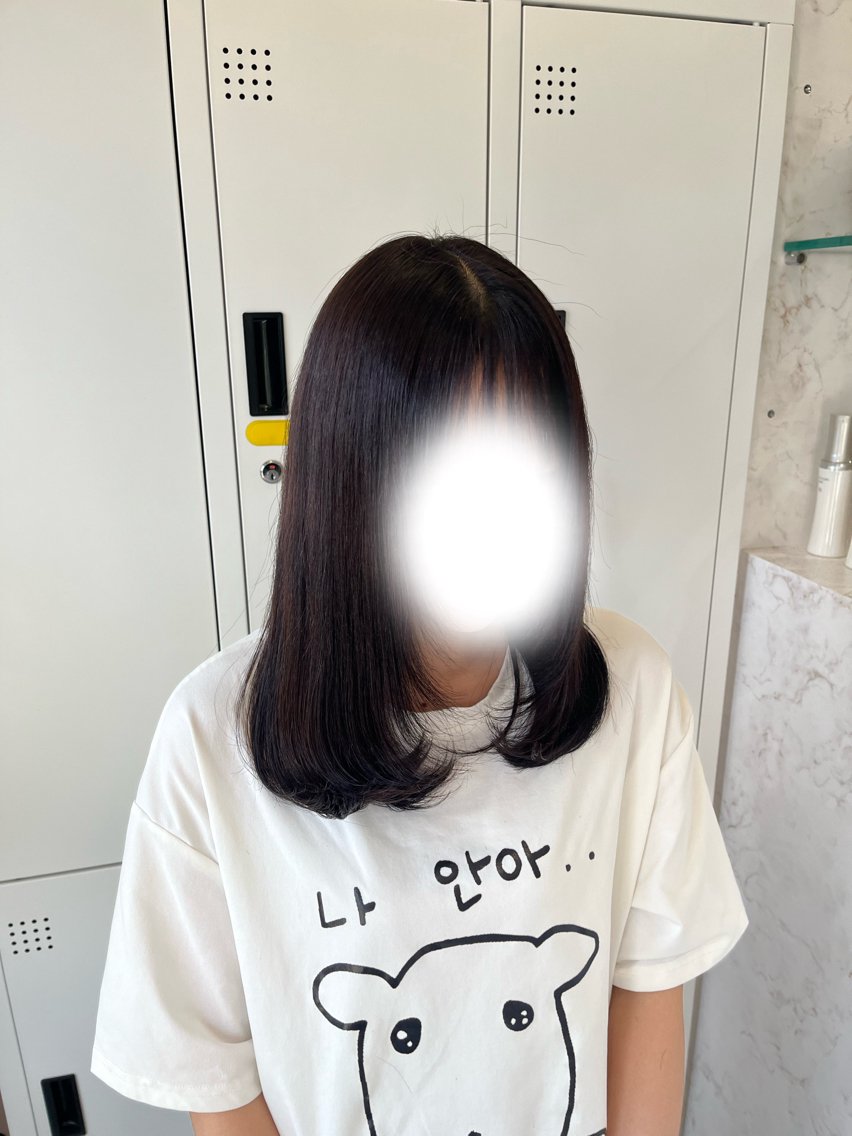 ミディアム 髪質改善 トリートメント オリーブカラー/ 縮毛矯正 マナミ🎀のヘアスタイル