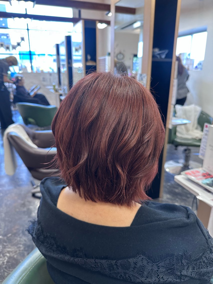 ショート カット ヘアカラー トリートメント Lantana 未南海のヘアスタイル