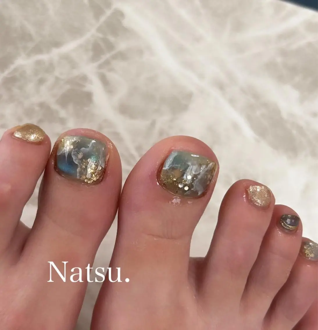 ネイル フットネイル Natsu nailのネイルデザイン