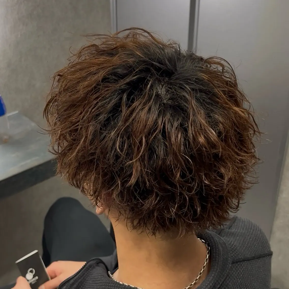 ショート パーマ ヘアアレンジ メンズ メンズパーマ カット パーマ 【札幌メンズ特化】 🔥RIKU🔥のヘアスタイル
