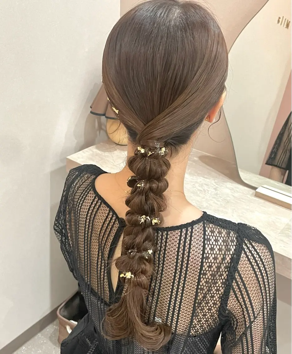ロング ヘアアレンジ Mila chihiroのヘアスタイル