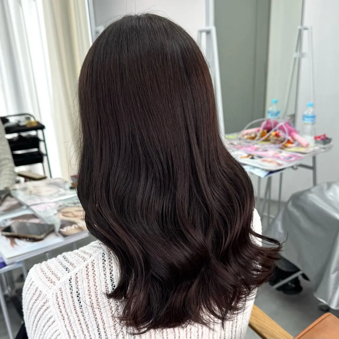 セミロング カラー ヘアアレンジ ヘアカラー トリートメント ブリーチなしカラー /新百合ヶ丘/安形翔のヘアスタイル