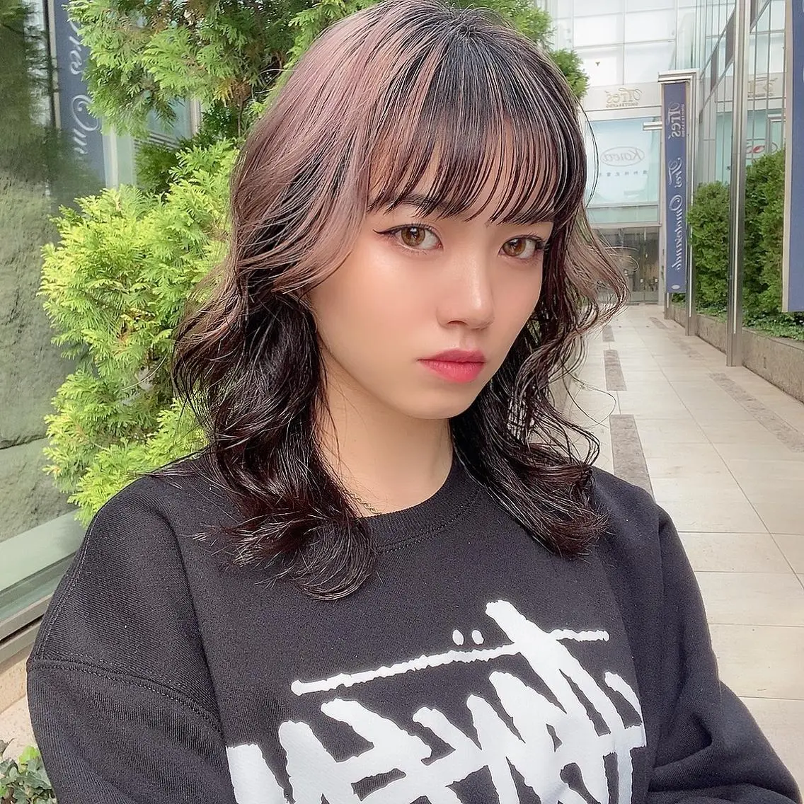 セミロング カラー TELA HAIR 石岡♡aikaのヘアスタイル