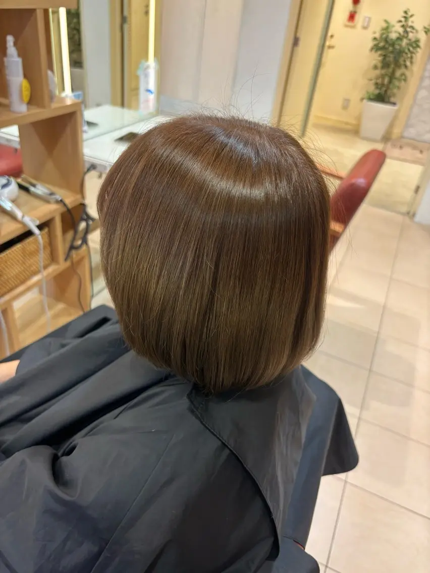 カラー ベージュカラー 透明感カラー 艶カラー/アレンジ 💟すなおのヘアスタイル