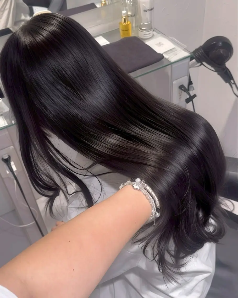 ロング カラー 艶髪グレージュ🩶 maharuのヘアスタイル