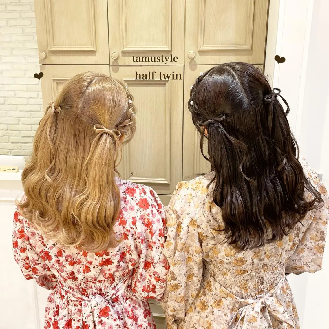 セミロング ヘアアレンジ シールエクステ横浜 🐏☁️miminaのヘアスタイル