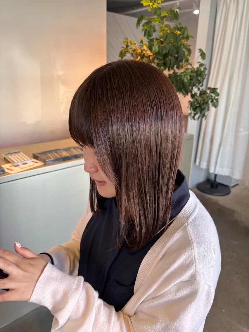 〚カラー+トリートメント〛の写真