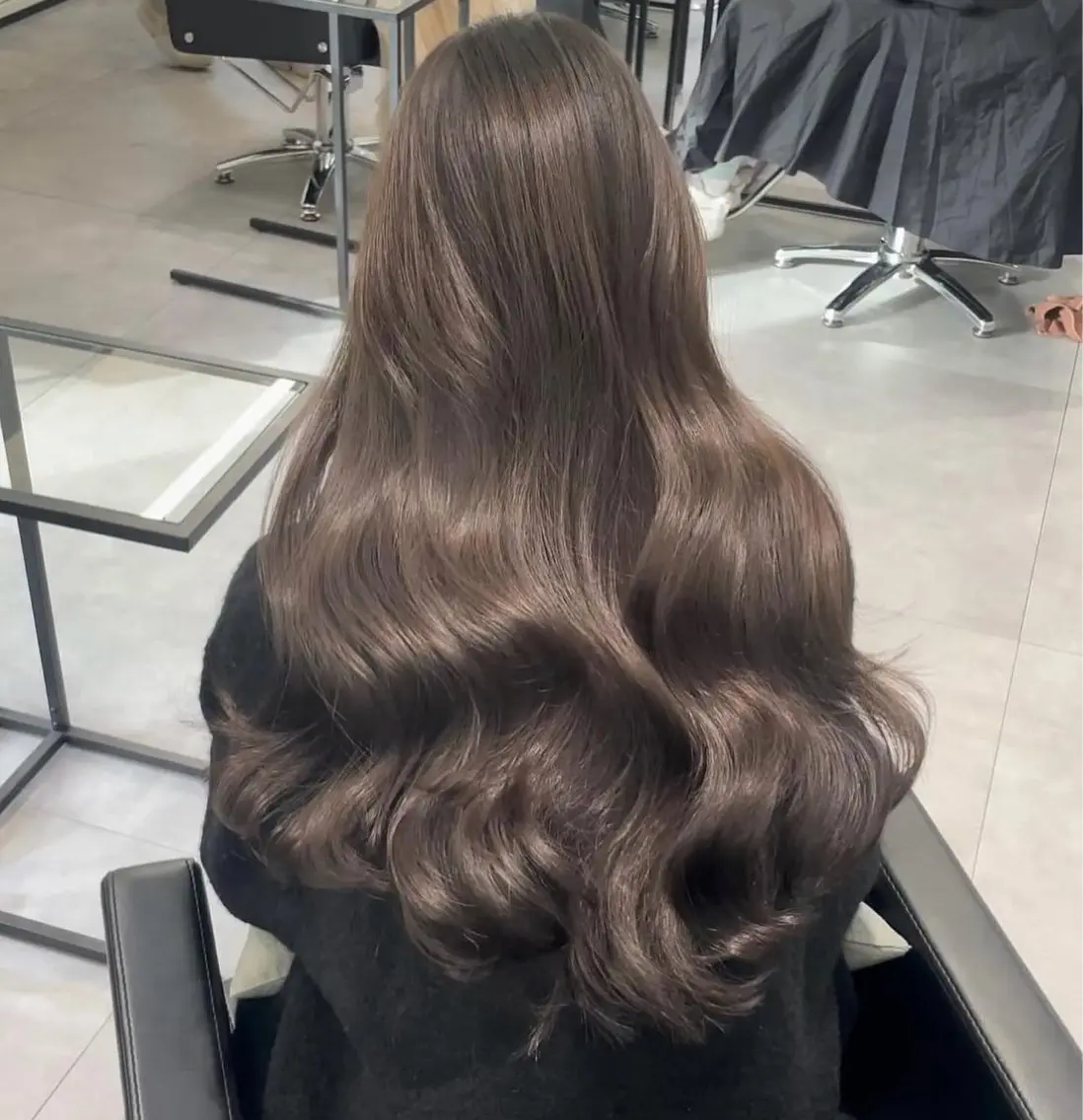 ロング カラー ヘアカラー トリートメント 髪質改善/艶カラー HANAのヘアスタイル