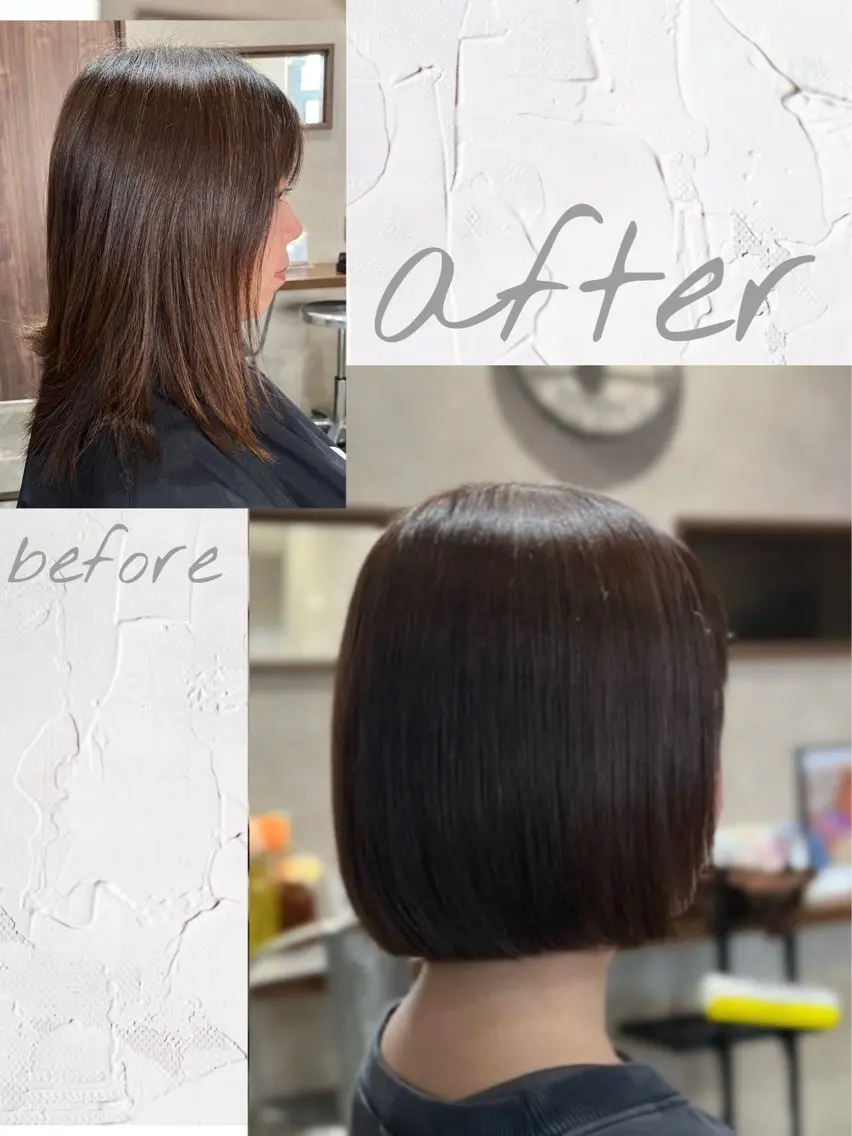 ショート ボブ カット ヘアカラー トリートメント 🩵MAMI🩵 【enx鶴ヶ峰店】のヘアスタイル