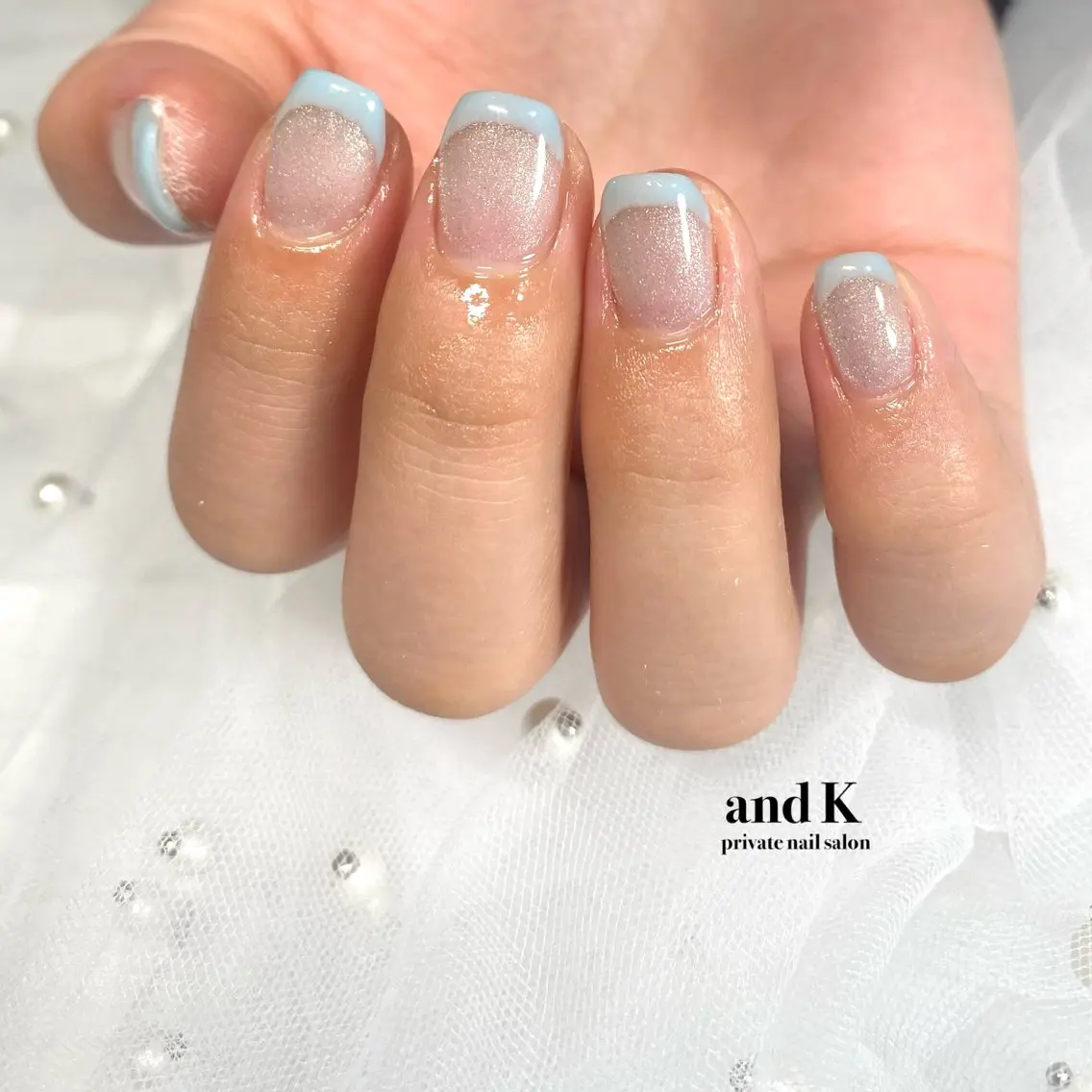 ネイル フレンチネイル andK nail salonのネイルデザイン