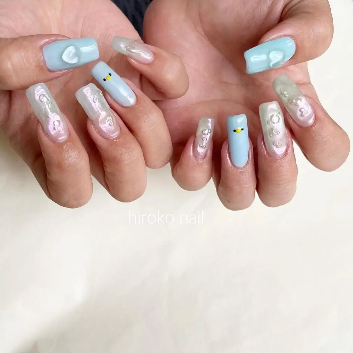 ロング ネイル hiroko nailのネイルデザイン