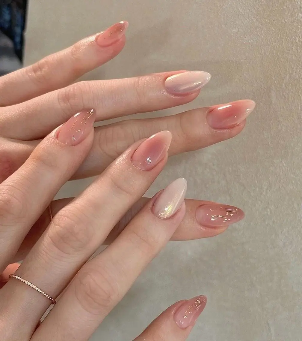 ネイル 長さ出し フレンチネイル グラデーション 卒業式 マグネットネイル Sora nail 長さ出し専門店のネイルデザイン