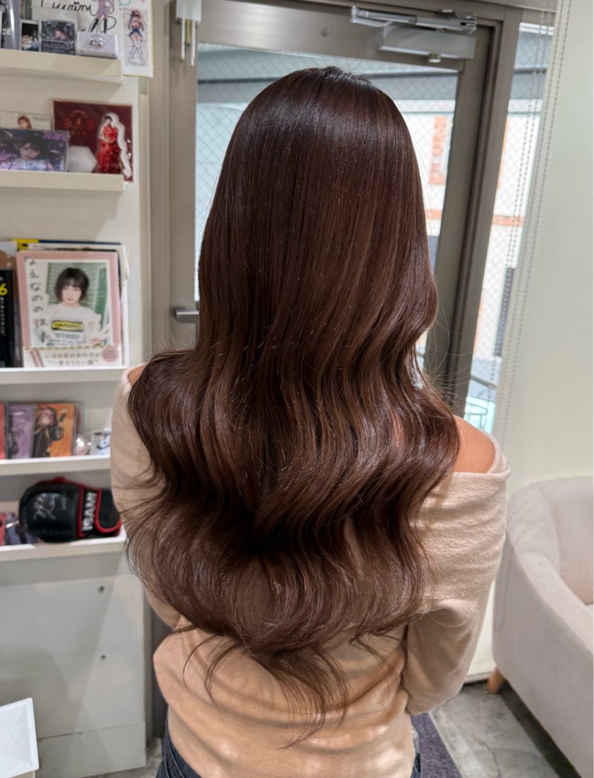 ロング カラー ブラウンカラー チョコレートブラウン カット ヘアカラー 🌈レイヤーカット/ ハイトーン🌈タクマのヘアスタイル