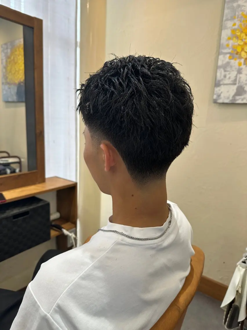 ショート ショートヘア カット パーマ/フェード メンズ特化 松本大輝のヘアスタイル